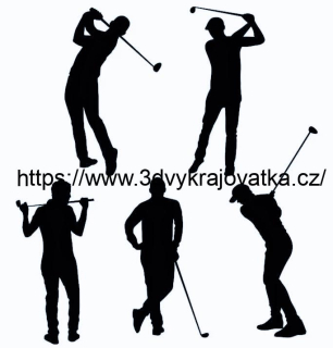 Zápich - Golfista (více motivů)